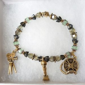 Oscar inspired movie theme bracelet.